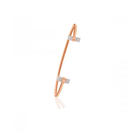 Signature Skinny Cuff Bangle Rose Gold Vermeil