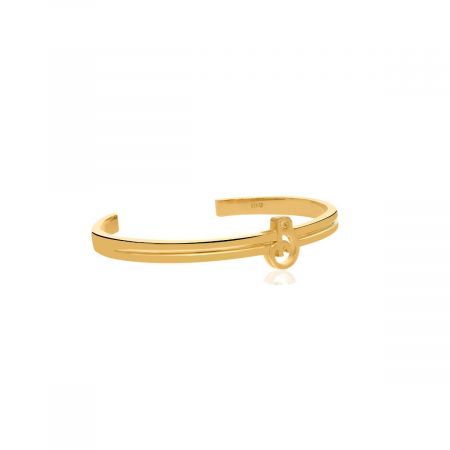 Fancy Gold Vermeil Bangle For Women's