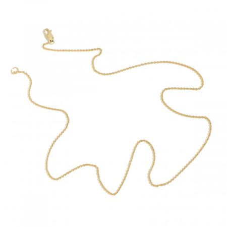 Normal Cable Chain 18K Gold Vermeil on Sterling Silver with Anti Tarnish Chain