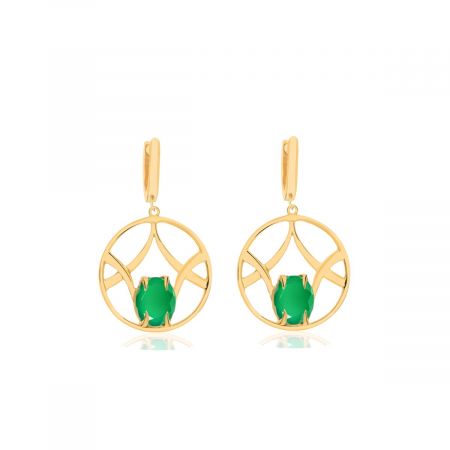 Green Onyx Women's Earring Awick
