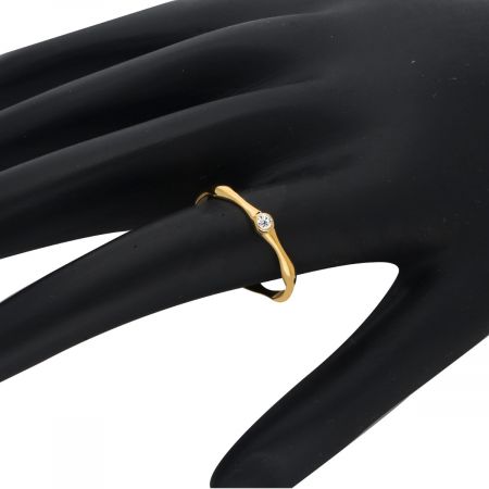 Thin Molten Gold Plated Vermeil Gemstone Silver Ring